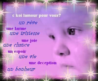 c koi lamour pour vou ???